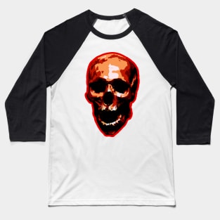 Zed The Red Dead Skeleton Head Baseball T-Shirt